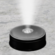 Medium Round Light Base (Rotating) - Black Finish