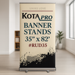 33 1/2" X 79" Roll UP Banner Stand-Delux Single Side Display