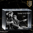 Great Memorial Gift | Luxury 9K Crystal | 3D Laser Photo Brick | Custom Engraving