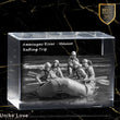 Perfect Family Gift | 3D Photo Laser-etched Crystal Brick | Luxury 9K Crystal
