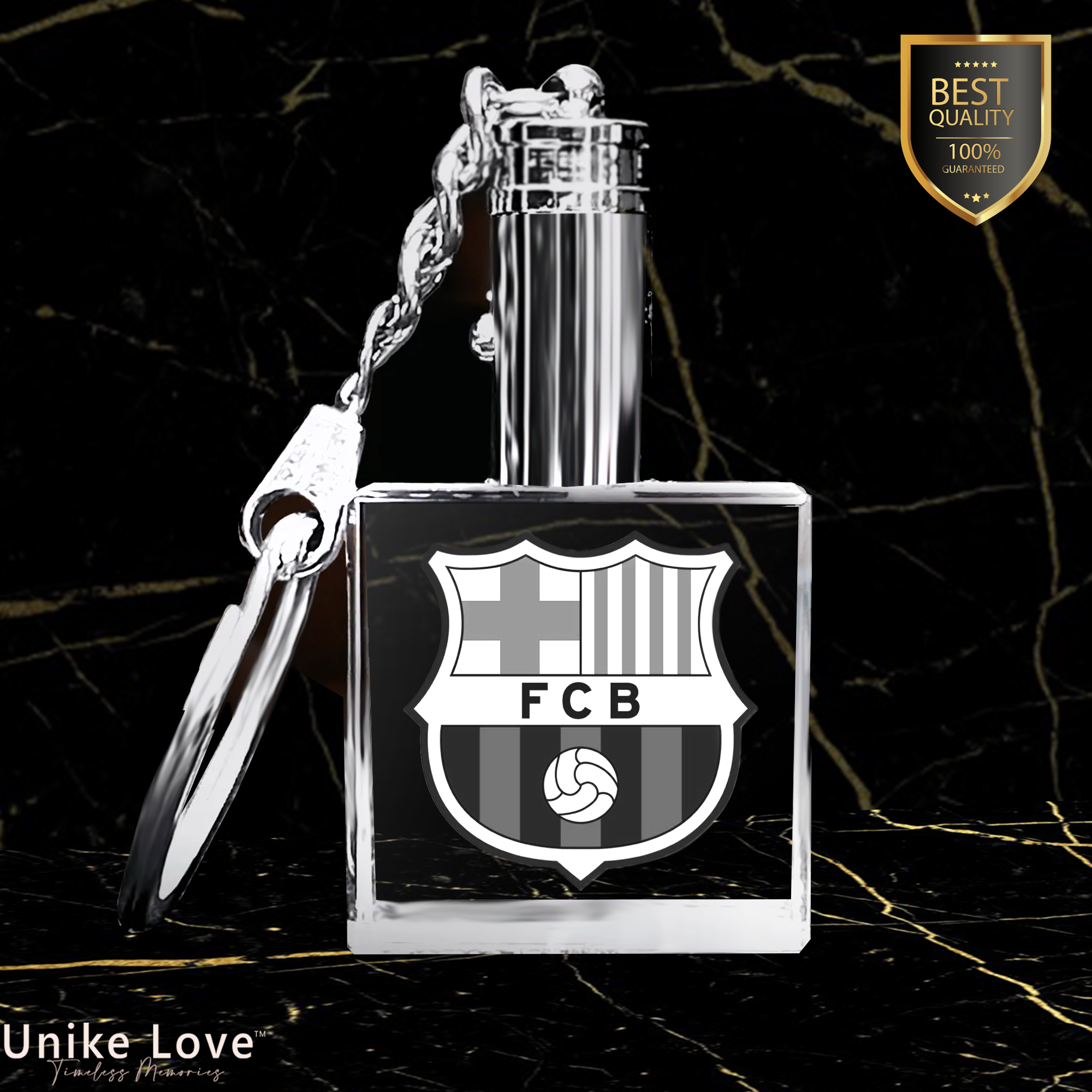 Corporate Personalized Crystal Keychain| Square Shape |