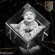 The Cuter Newborns Gift | Luxury 9K Crystal | 3D Laser Photo Diamond | Custom Engraving