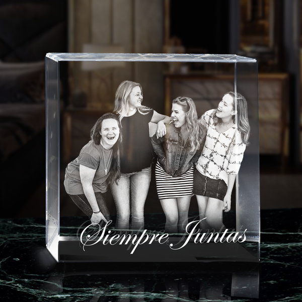 Luxury 3D Laser Crystal Premium Square | Personalized Engraving | Custom Photo Laser Etched