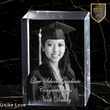 Amazing Graduation Gift | Luxury 9K Crystal | 3D Laser Photo Tower | Custom Engraving