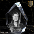 Graduation Gift | Cheers | You made it | 3D Photo Crystal Prestige | Personalized Laser Engraving.