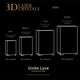 3D Crystal Tower | Valentine's Day Edition