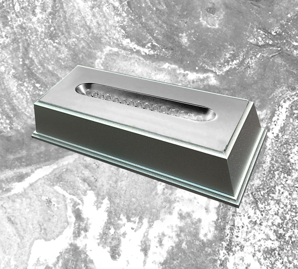 Large Long LED Light Plastic Base | Silver Finish