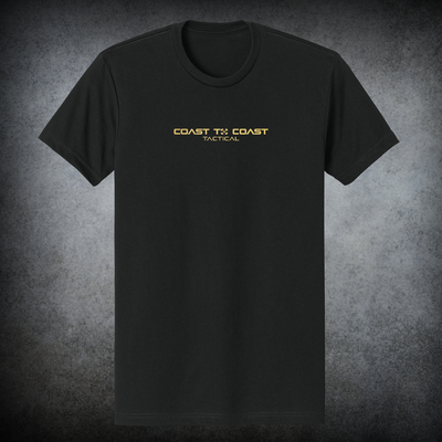 Coast to Coast T-Shirt on Gold