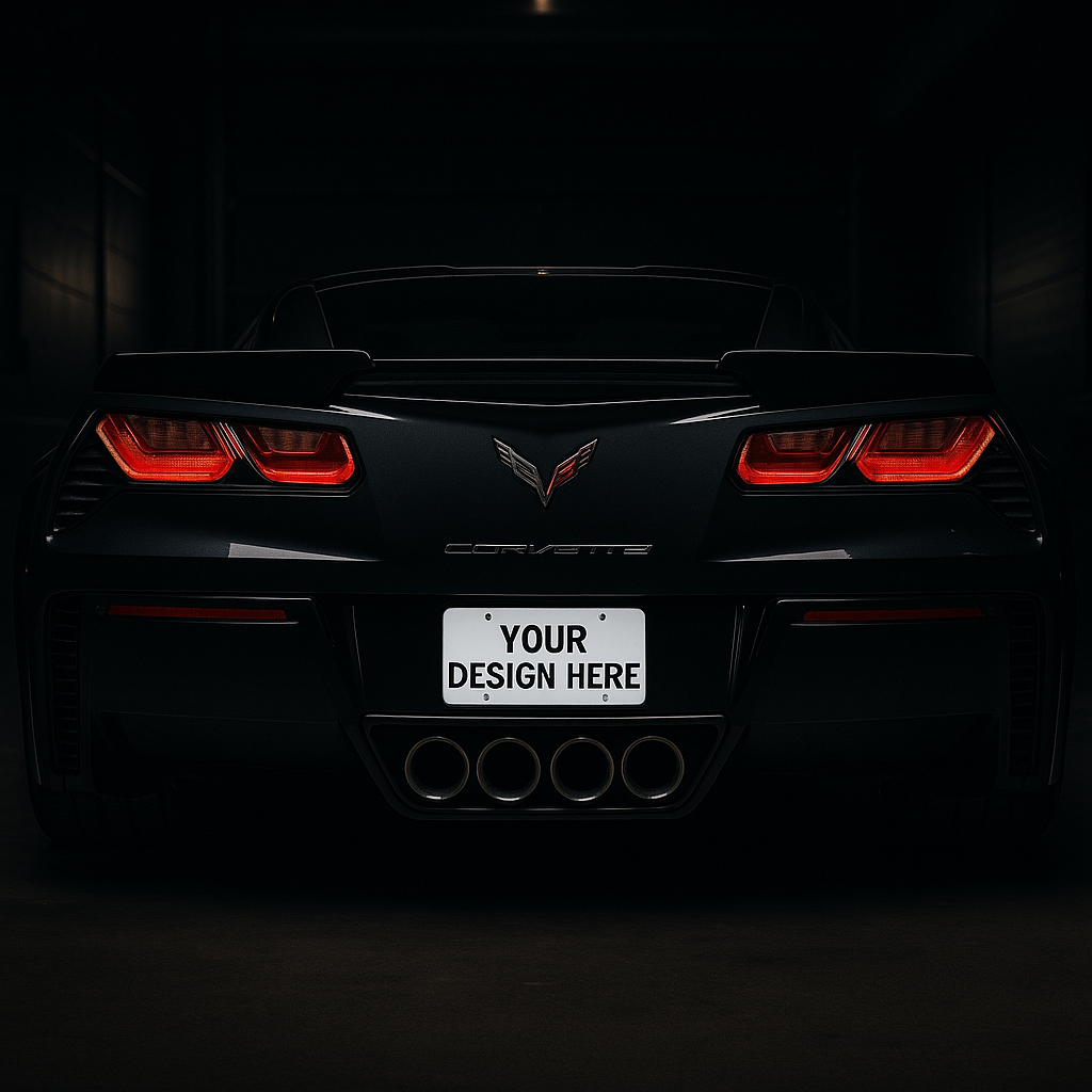 Customized Dye Sublimation Metal License Plate