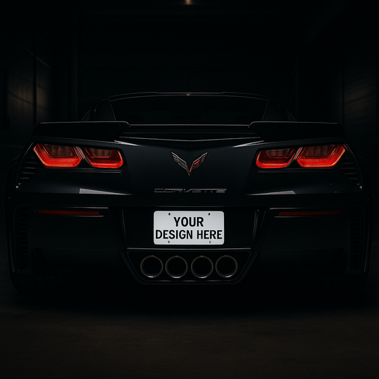 Customized Dye Sublimation Metal License Plate