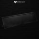 2" x 10" Kota Pro Black Aluminum Desk Holder for 1/16" Plastic