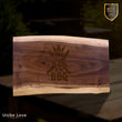 20" x 12" Black Walnut Cutting and Charcuterie Board