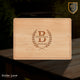 13 3/4" x 9 3/4" Maple Cutting Board with Drip Ring
