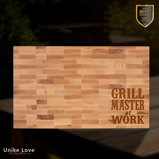 22" x 13" x 1 1/2" Maple Butcherblock Cutting Board