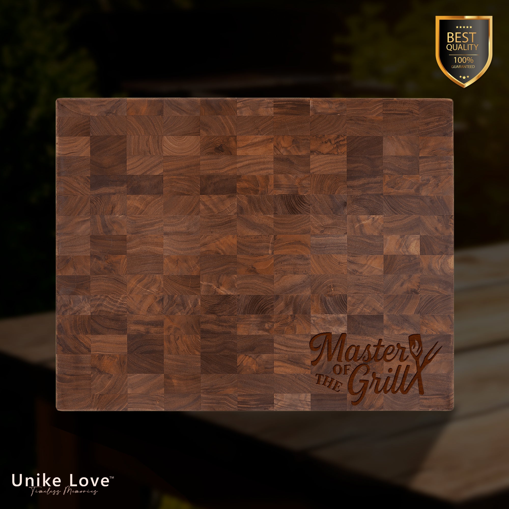 16" x 13" x 1 3/8" Walnut Butcherblock Cutting Board