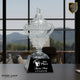 Crystal Cup on Black Pedestal Base