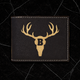 Black/Gold Laserable Leatherette Bi-Fold Wallet w/Flip  ID Display