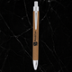 Light Brown Laserable Leatherette Pen