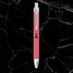 Pink Laserable Leatherette Pen