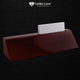 8 1/2" Rosewood Piano Finish Desk Wedge with Business Card Holder