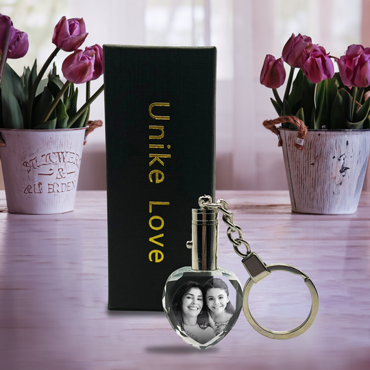 Mother's Day Exclusive Crystal Keychain | Heart Shaped