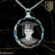 Graduation Gift Personalized Circular Crystal Necklace | Chain and Pendant |