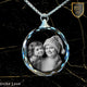Babies Gift Personalized Circular Crystal Necklace | Chain and Pendant |