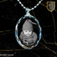 Babies Gift Personalized Oval Crystal Necklace | Chain and Pendant |