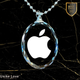 Corporate Gift Personalized Oval Crystal Necklace | Chain and Pendant |