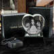 Friendship Gift 3D Photo Crystal Heart | Personalized Laser Engraving.