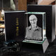 Memorial and Grief Custom Present | 3D Laser-etched |  Crystal Tower | Personalized Engraving.