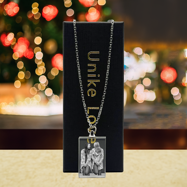 Rectangular Crystal Necklace | Valentine's Day Exclusive