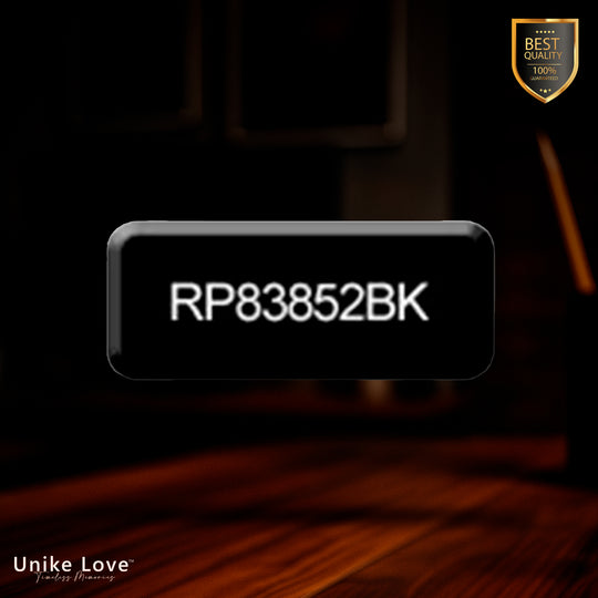 3" x 1" Black Round Corner Plastic Badge Frame