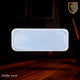 3" x 1" Silver Round Corner Plastic Badge Frame