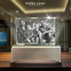 Medium Long LED Light Plastic Base | Silver Finish