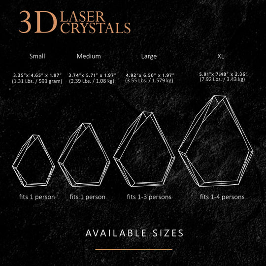 Friendship Gift | 3D Photo Crystal Prestige | Personalized Laser Engraving