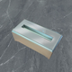 Medium Long LED Light Plastic Base | Silver Finish