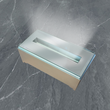 Medium Long LED Light Plastic Base | Silver Finish