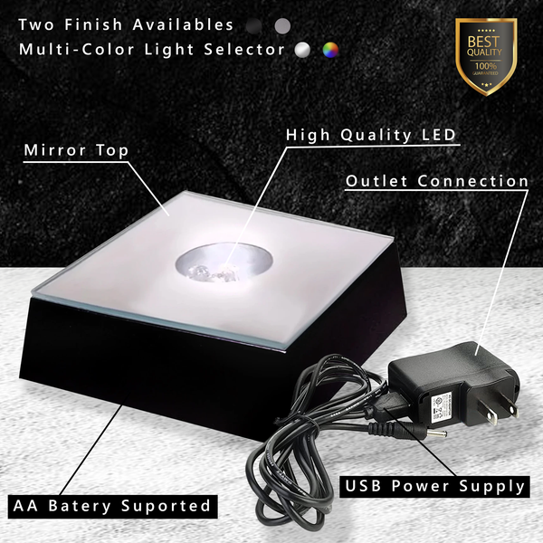 Perfect Family Gift | 3D Realistic Photo Crystal Tower | Personalized Laser Engraving