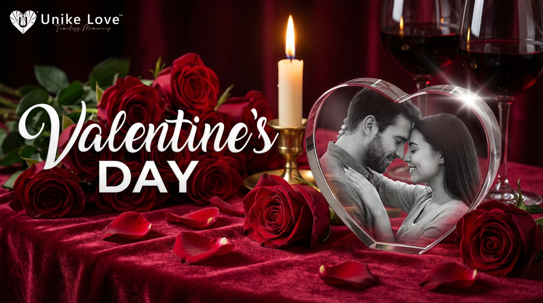 2D Crystal Heart Necklace | Valentine's Day Exclusive