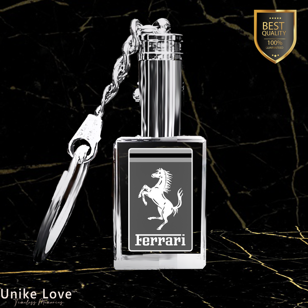 Corporate Personalized Crystal Keychain | Rectangular Shape |