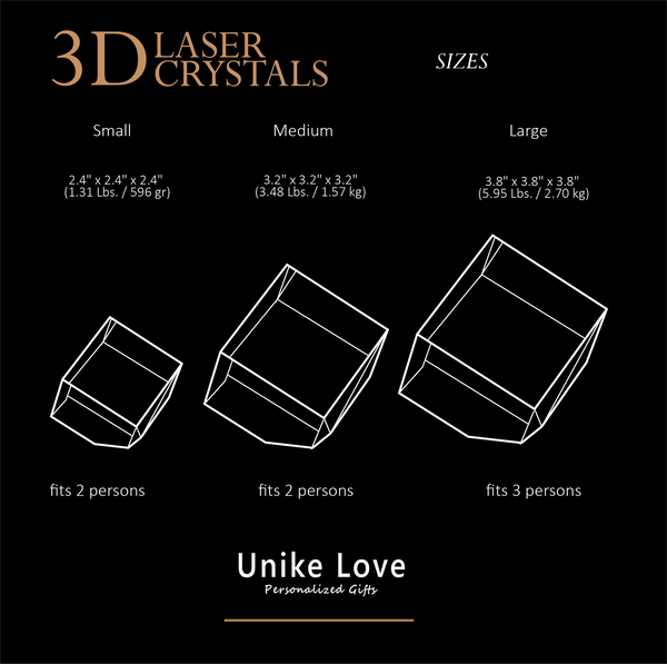 3D Crystal Diamond | Valentine's Day Edition
