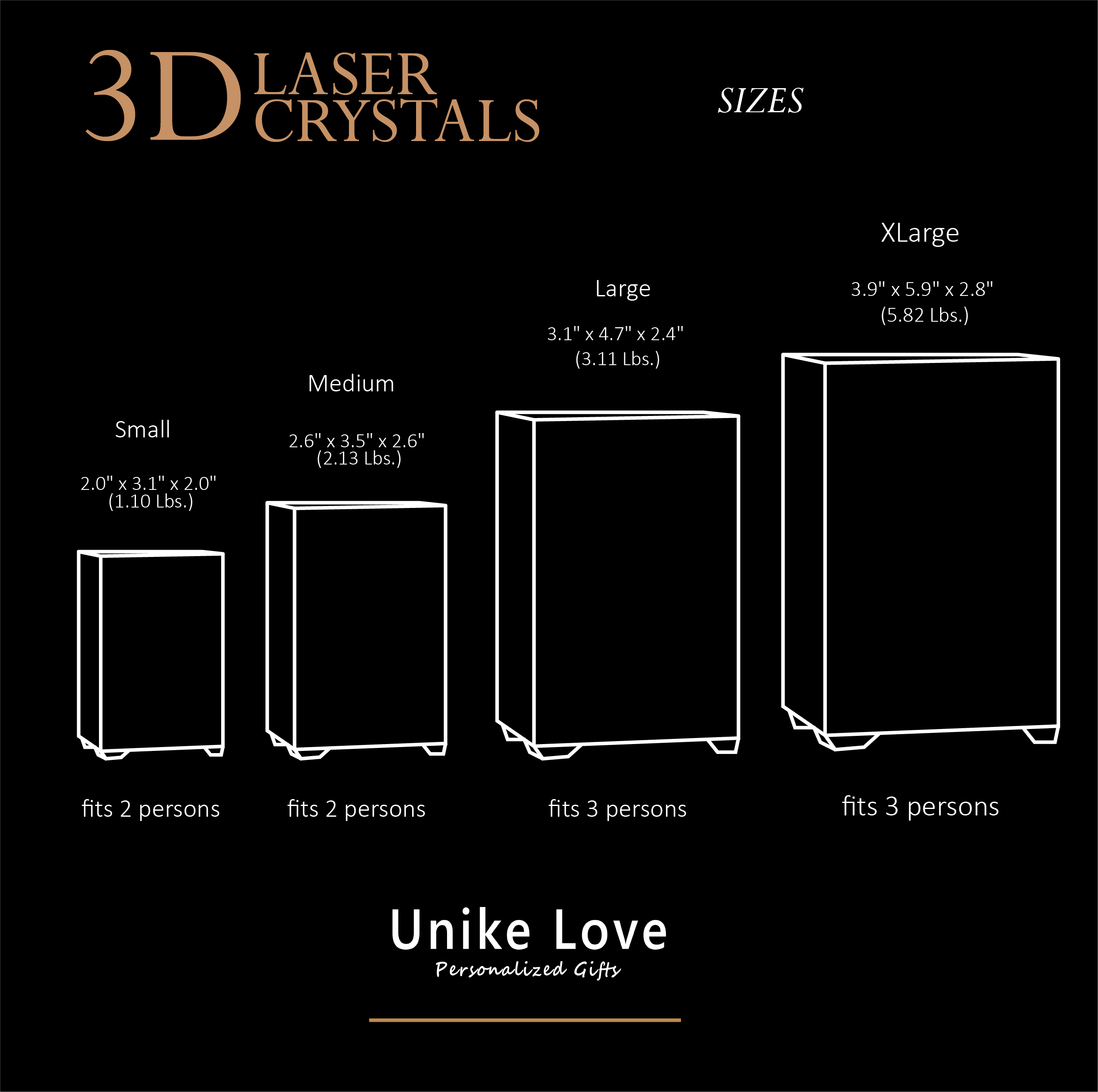3D Photo Crystal Tower | Luxury Gift Laser-etched Photorealistic high quality 3D Crystal Tower | Personalized Engraved Gift for Everyone | Photo framing | elegant |