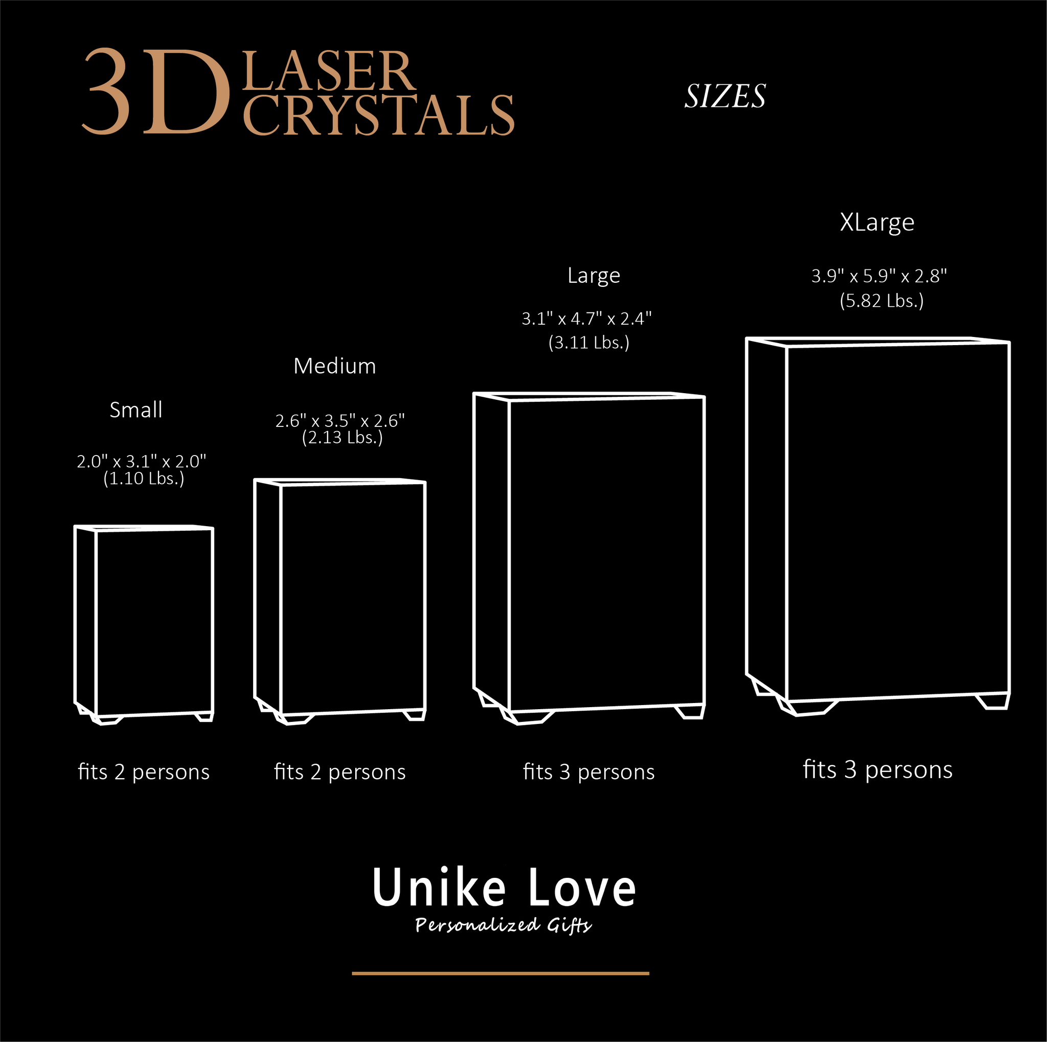 3D Photo Crystal Tower | Luxury Gift Laser-etched Photorealistic high quality 3D Crystal Tower | Personalized Engraved Gift for Everyone | Photo framing | elegant |