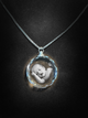 Personalized Circular Crystal Necklace | Chain and Pendant |