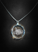 Personalized Circular Crystal Necklace | Chain and Pendant |