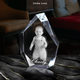 3D Photo Crystal Prestige | Personalized Laser Engraving | 3D-Etched Crystal with your Photo | Iceberg Shape | Engraved Picture in High Quality Crystal