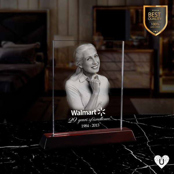 2D Custom Flat Crystal Portrait