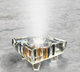 Small Crystal Light Base  - Clear Finish
