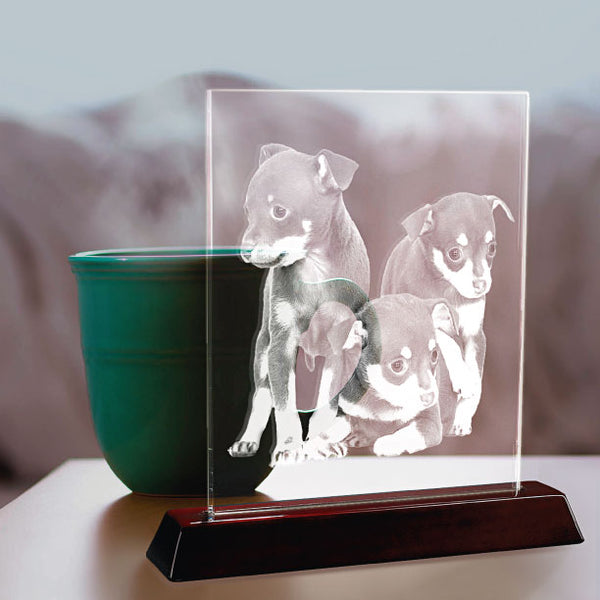 2D Custom Flat Crystal Portrait